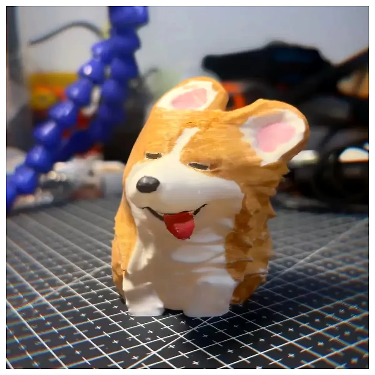 Wind Blown Puppy Corgi Sketch Puppy Pet Toy Drawing Figure Wholesale Retail