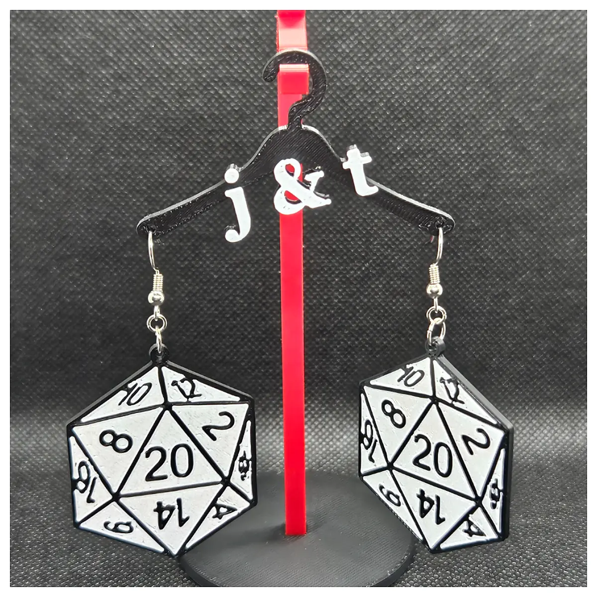 D20 Dice Earrings Dice Jewelry RPG Dice Accessories Dice Toys Dice Fans