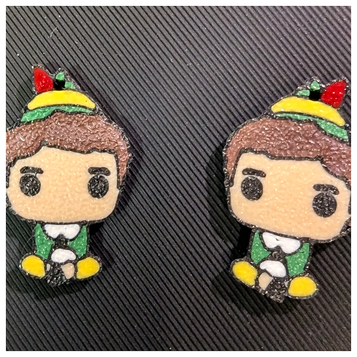Elf Earrings Christmas Decorations Festive Jewelry Small Elegant Unisex Earring Gift Accessories
