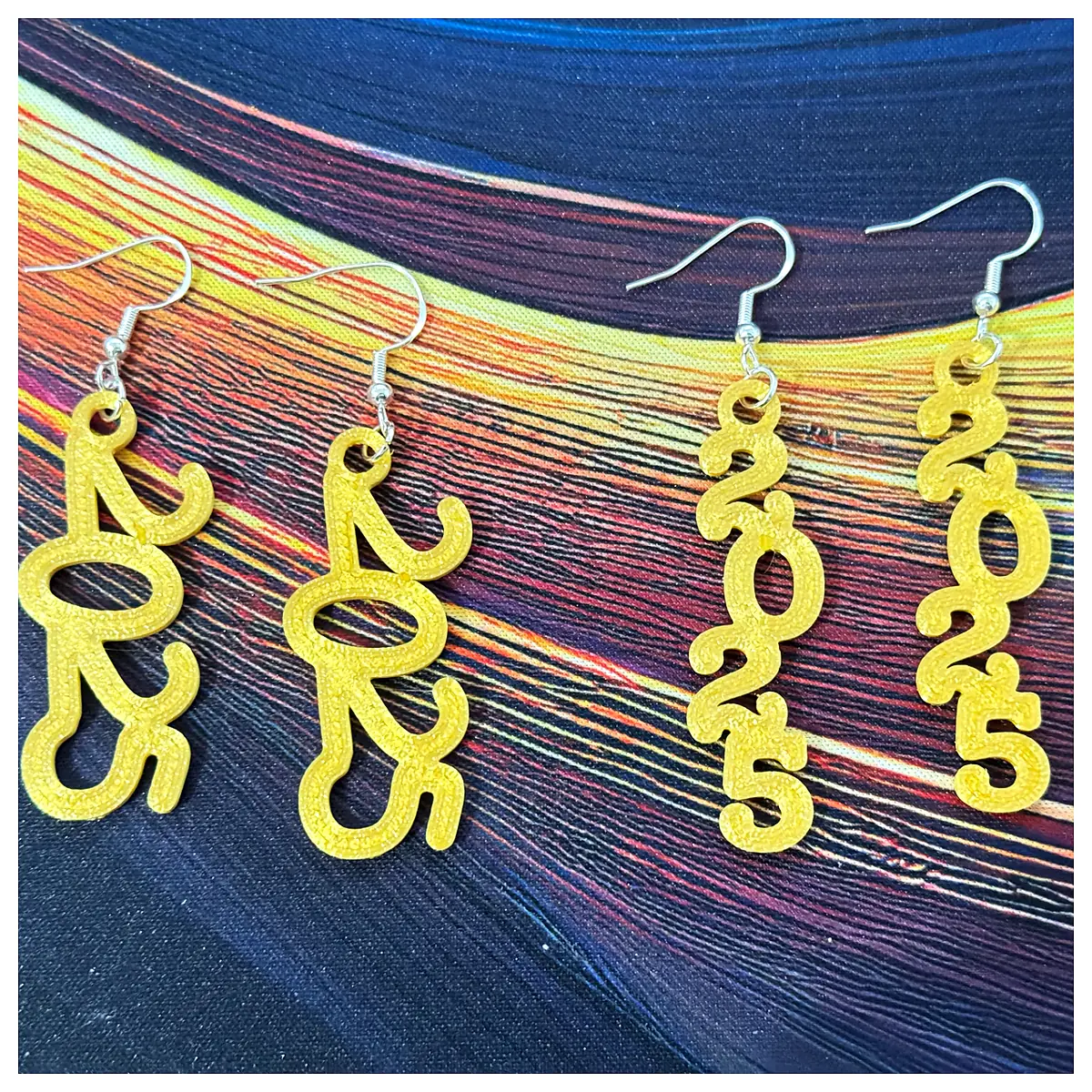 New Year Earrings Festive Decor Christmas Gift Elegant Sparkle Jewelry Party Accessories