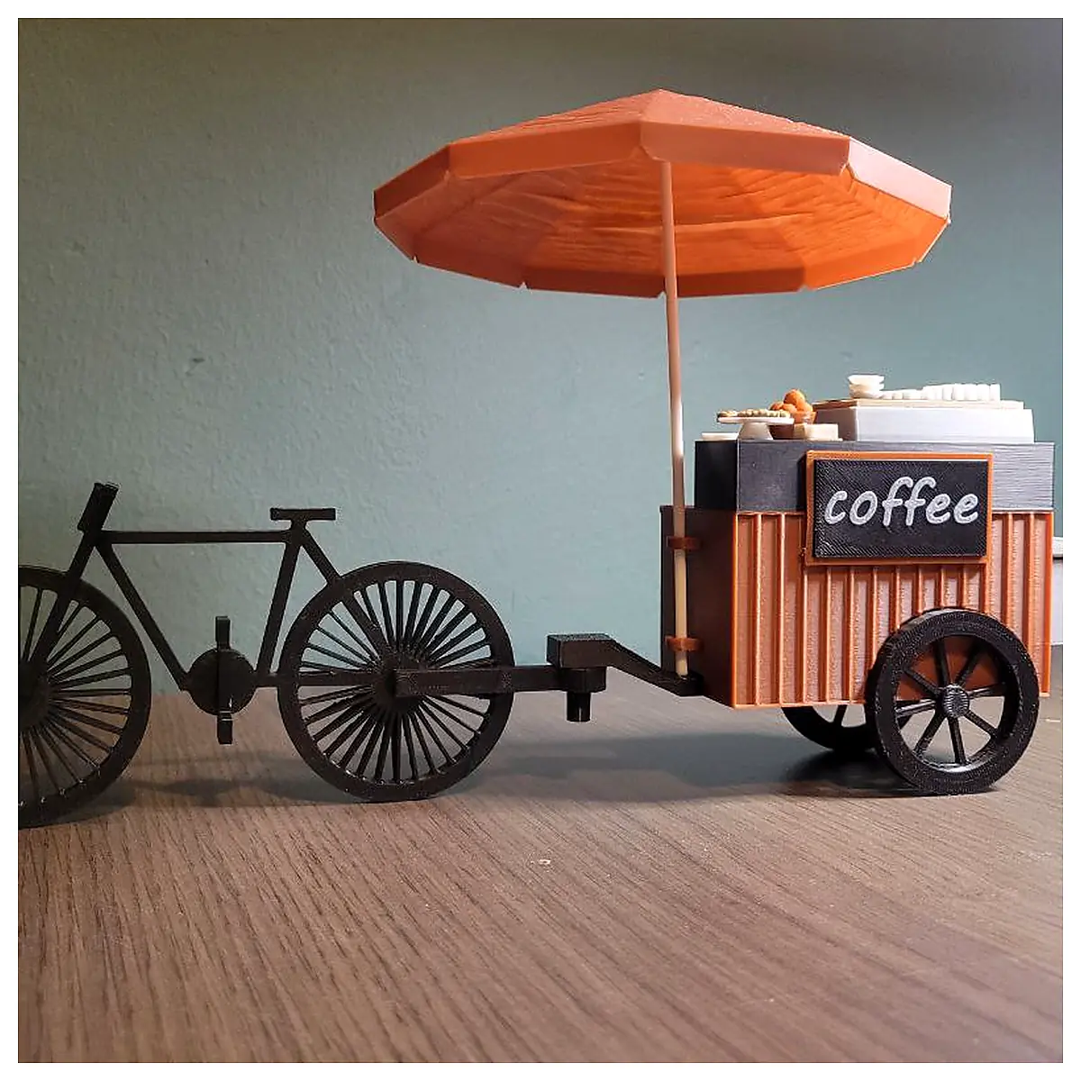 Mobile Coffee Trailer Parts Repair Coffee Machine Accessories Portable Coffee Trailer Coffee Cart Modifications