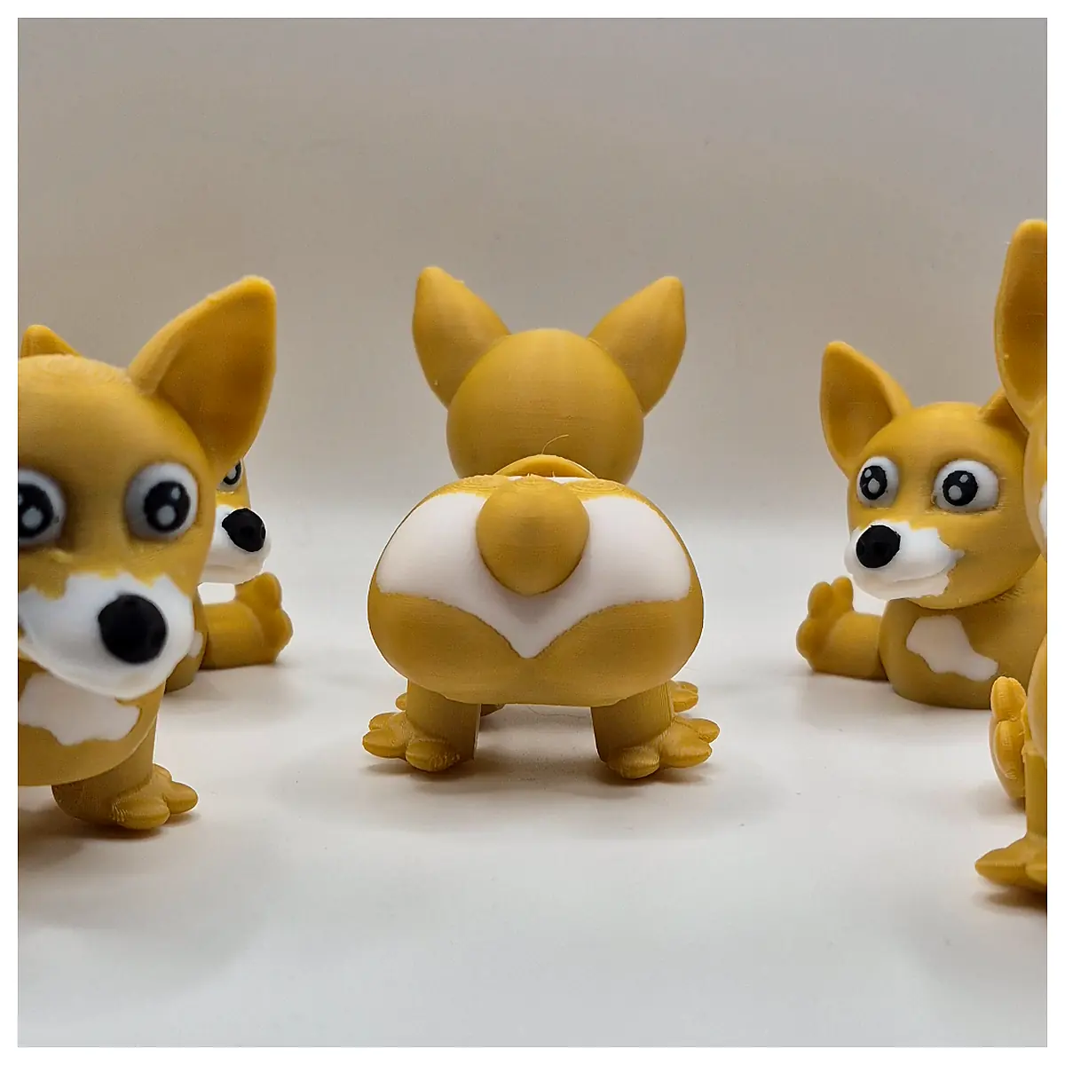 Corgi Flexy Dog Toy Flexible Toy Interactive Pet Toy Puppy Training Soft Play