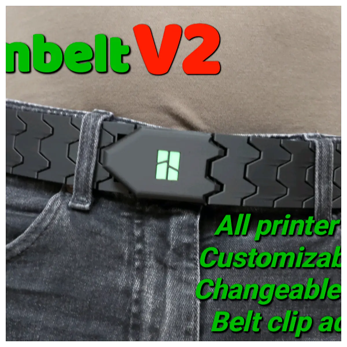 Flexible Belt V2 Adjustable Strap Replacement Parts Repair Accessories Fitness Belt