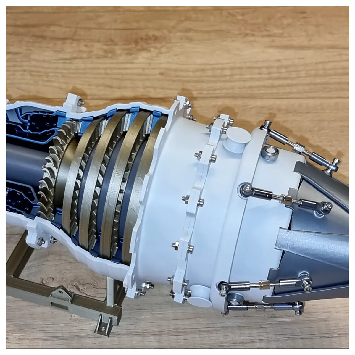 Variable Nozzle Afterburner M25 Screw Turbocharger Fuel Efficiency Turbine Blades Exhaust System