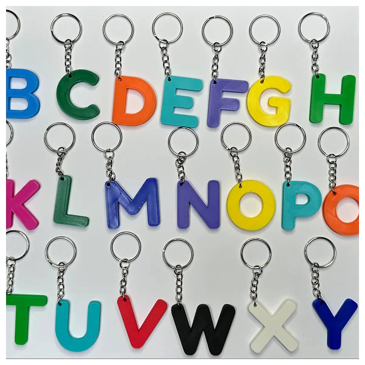 Letter Keyrings Mail Openers Multi Ring Letter Collection Parts Repair