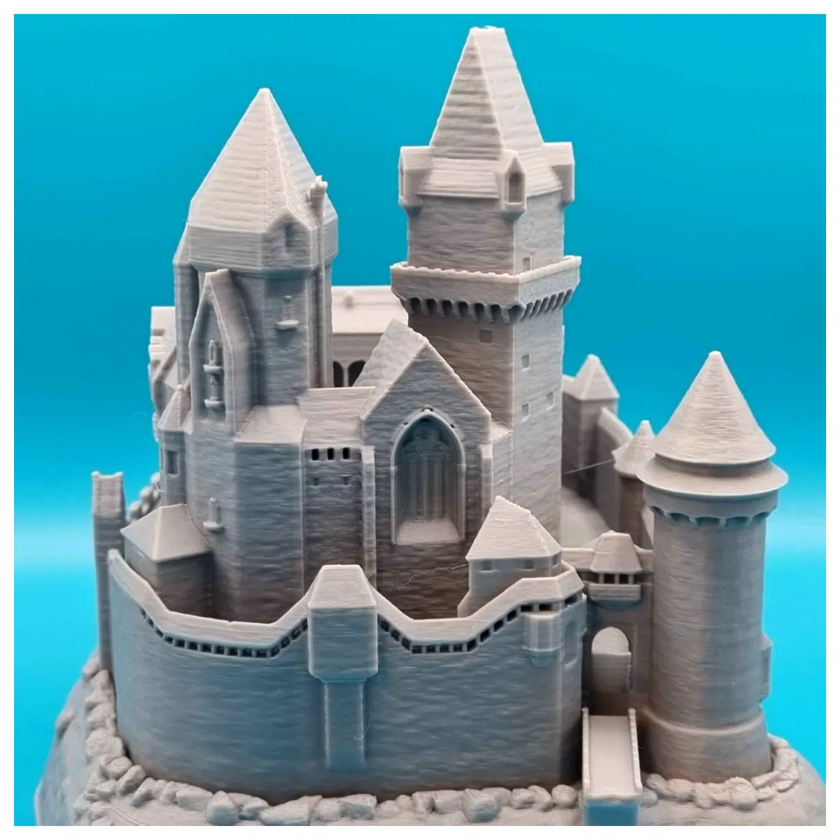 Castle Diorama Kit Build Model Scene Toys Decoration Architecture Parts Repair