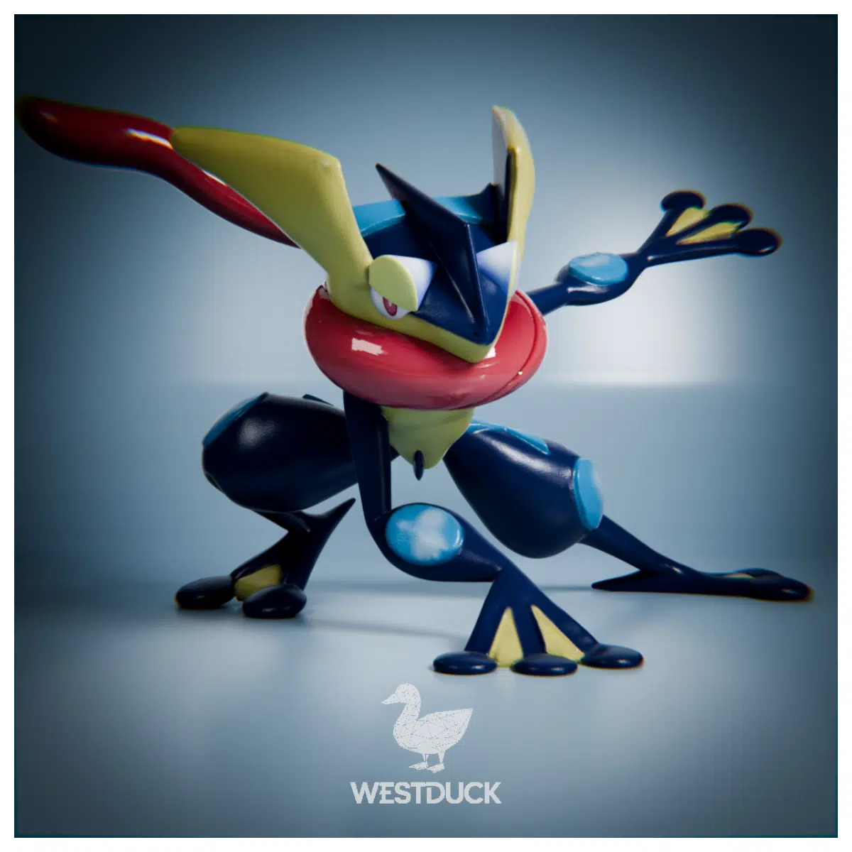 Greninja Action Figure Ninja Tactical Games Roleplay Toys Kids Gift Battle Games