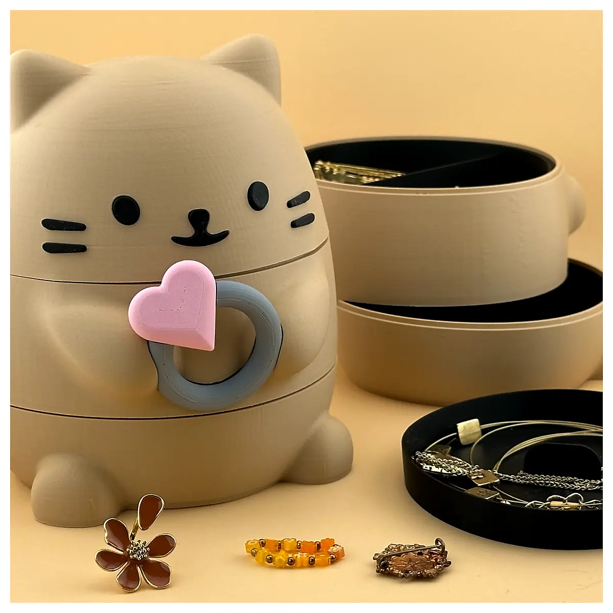 Cat Jewelry Box Universal Pet Storage Toy Accessory Replacement Parts Pet Supplies Repair