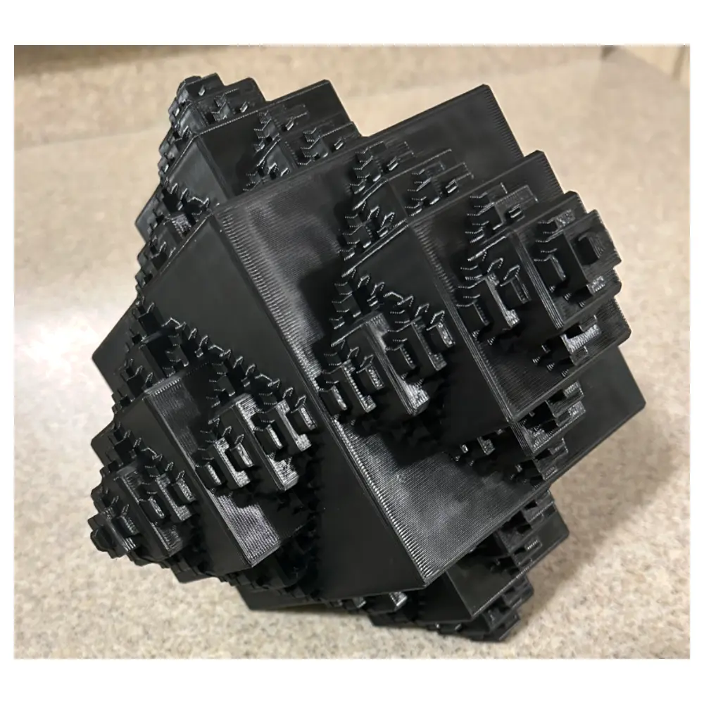 Cube Fractal 3D Printing Model Parts Repair Fix Accessories Decoration Geometry Fractals