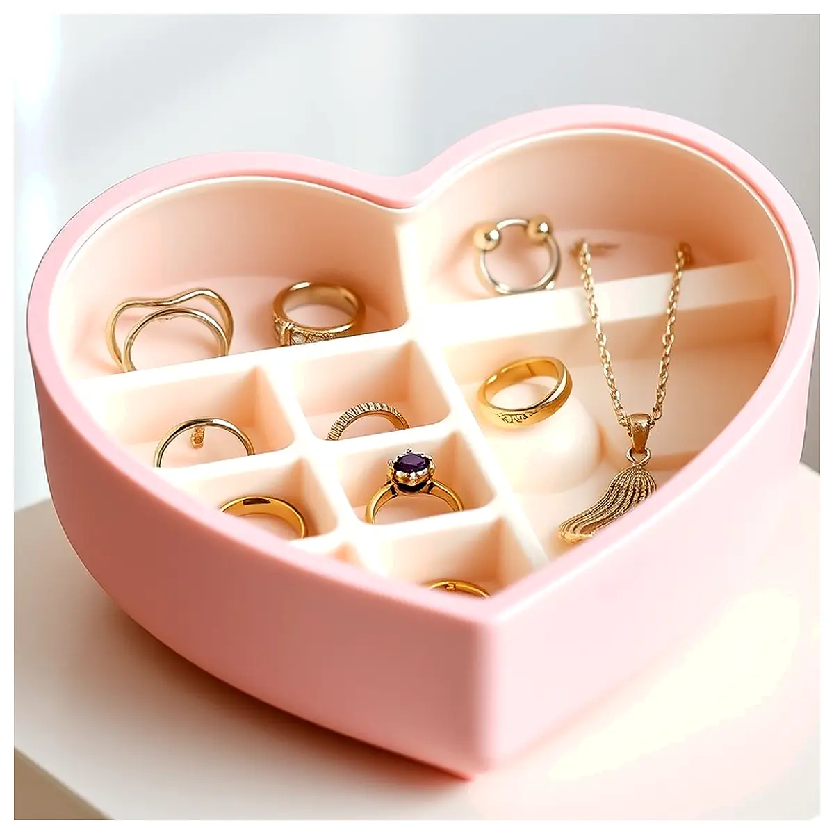 Jewelry Box Storage Box Gift Box Jewelry Case Display Container Organizer