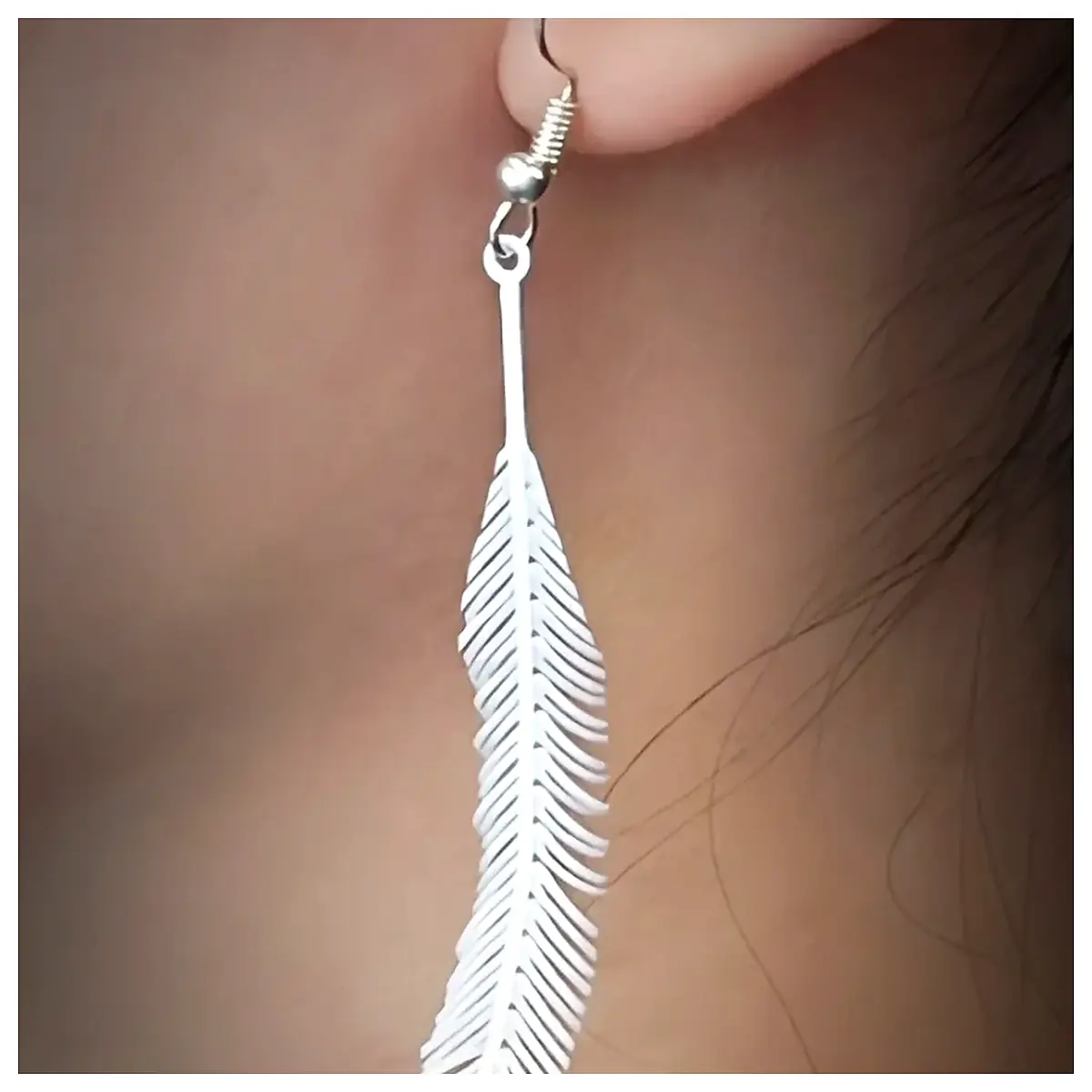 Feather Earrings Enhance Neckline Feather Jewelry Lightweight Elegant Decoration Purchase