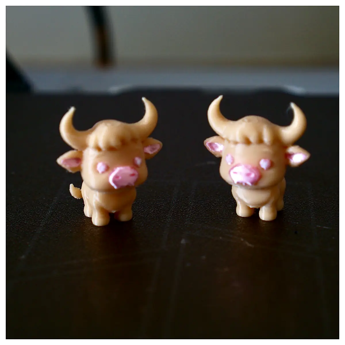 Cute Tiny Cow Plush Toy Infant Toy Educational Toy Early Learning Snack Toy Small Gift