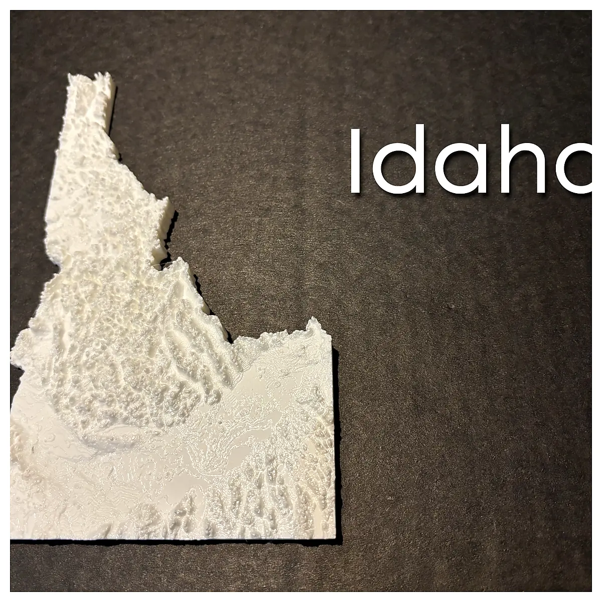 Mountain Bike Terrain Map Idaho Outdoor Riding Trails GPS Navigation Adventure