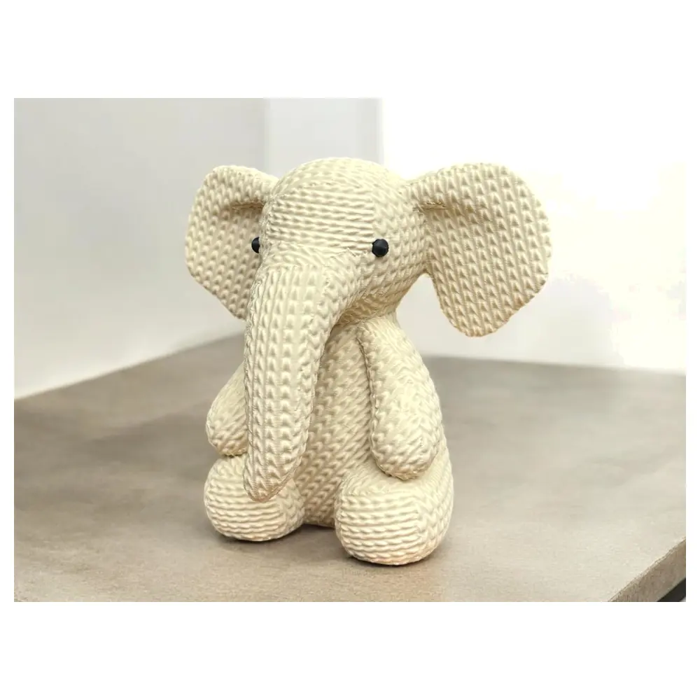 Knitted Elephant Plush Toy Baby Gift Universal Parts Repair Simulation