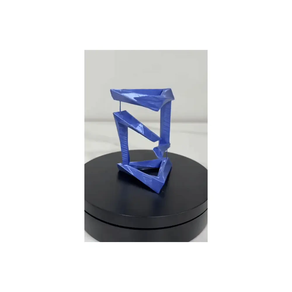 Tensegrity Penrose Structure Print Art Geometric Sculpture Installation Flexible Art Decor