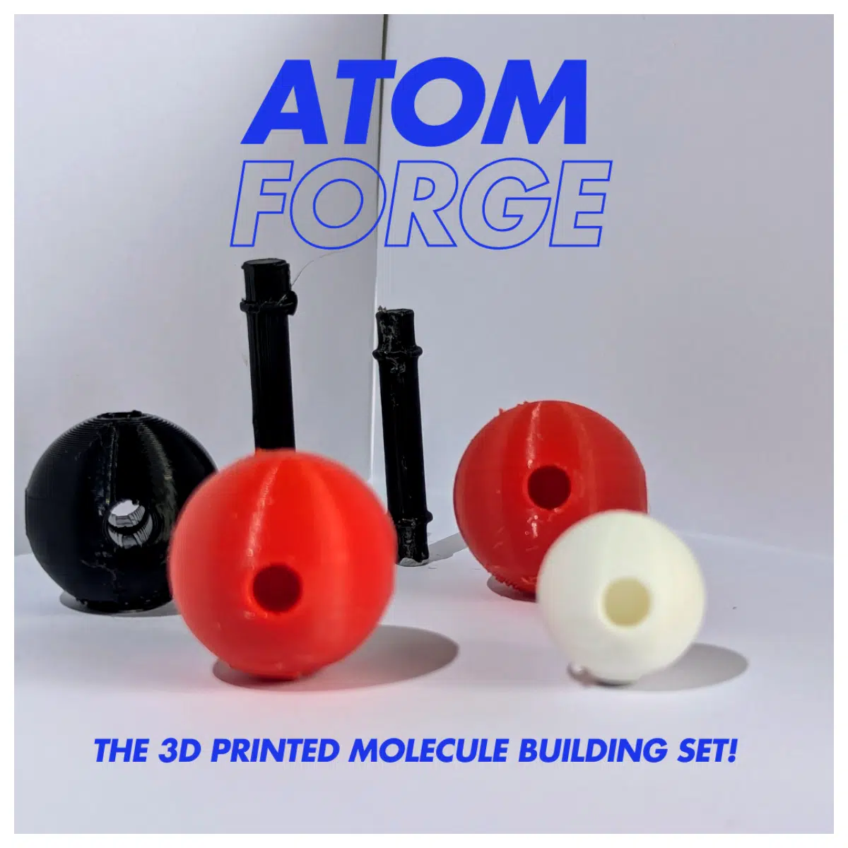 3D Printed Molecule Building Kit Atomic Model Set Science Education STEM Learning