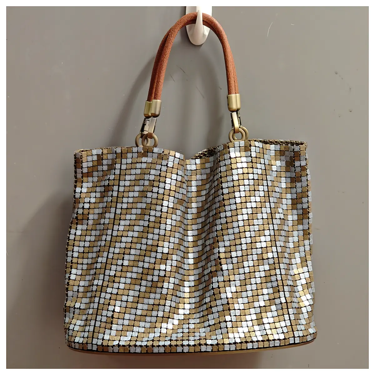 Multi Purpose Tote Bag Canvas Shoulder Bag Nylon Fabric Repair Parts Large Capacity