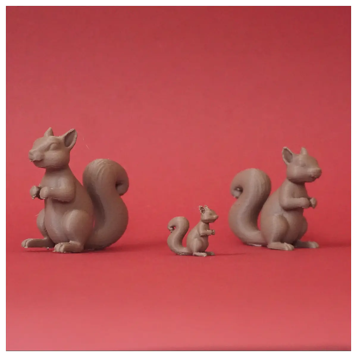 Cute Squirrel Toys 3 s Realistic Plush Squeak Animal Figures Pet Gifts Squirrel Accessories