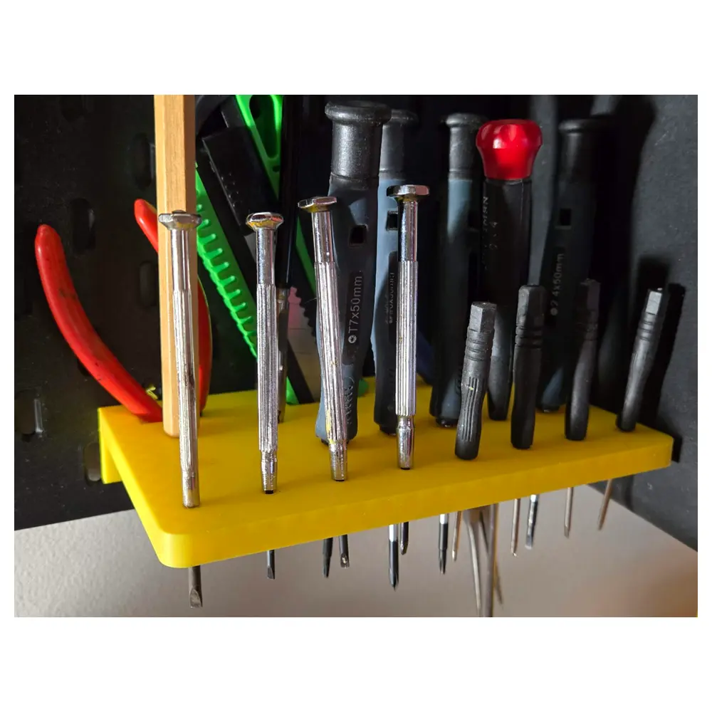 Small Screwdriver Rack Skadis System Storage Organizer Tool Storage Practical