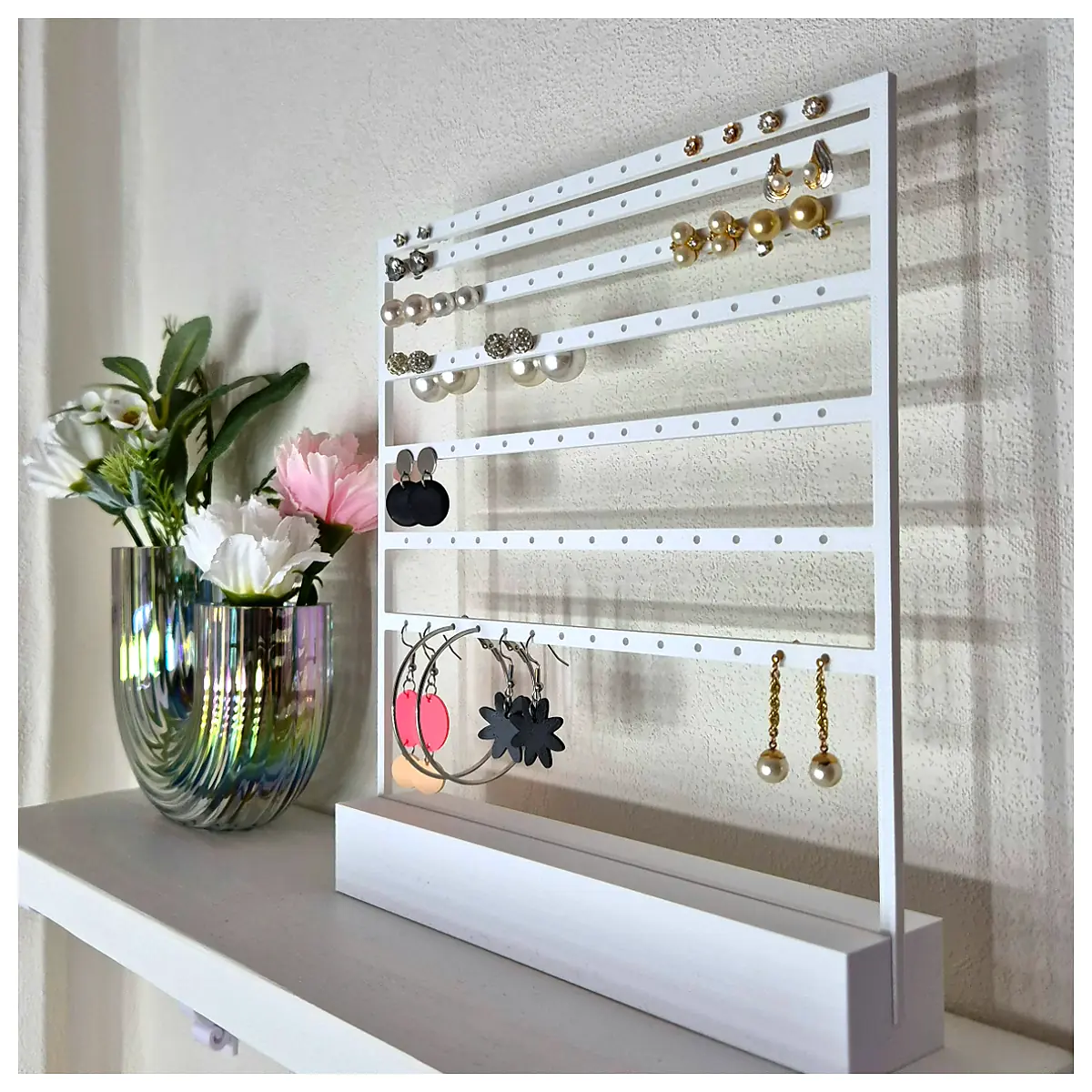 Earring Holder Organizer Display Case Jewelry Storage Solution Protection Parts Repair Accessories