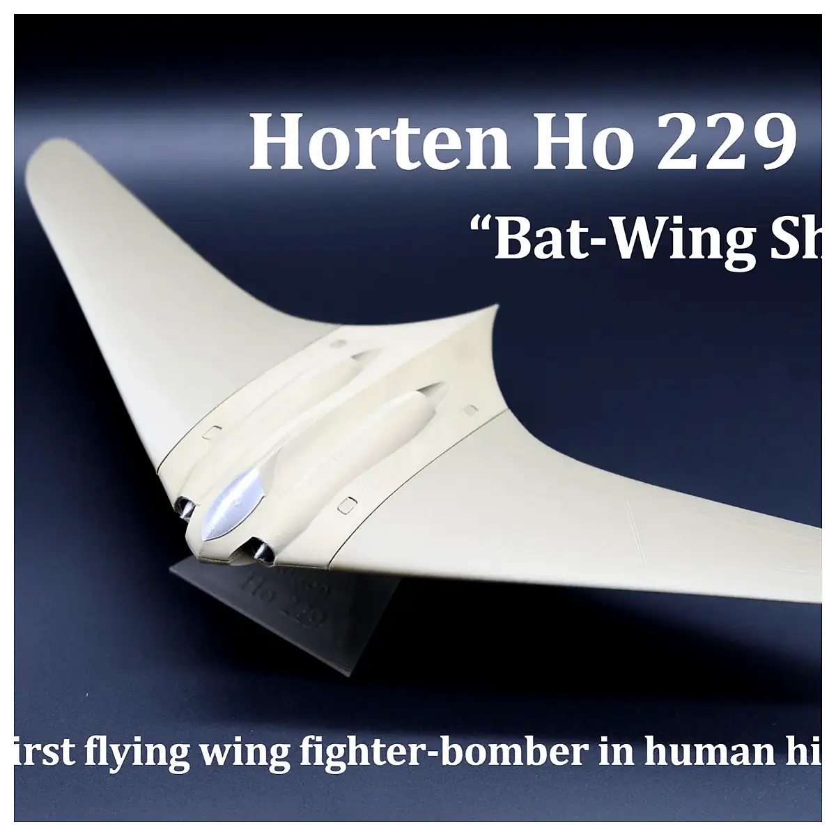Horten Ho 229 Flying Wing Fighter Bomber Parts Repair Modification Aircraft Tech Research