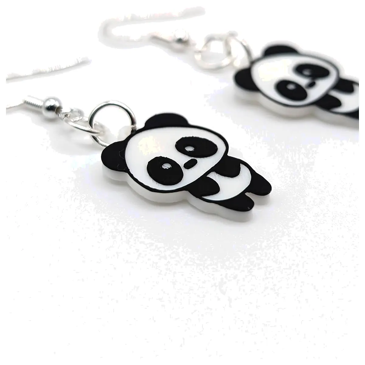 Cute Tiny Panda Earrings Panda 5 Accessories Jewelry Charms Gift Wholesale Retail