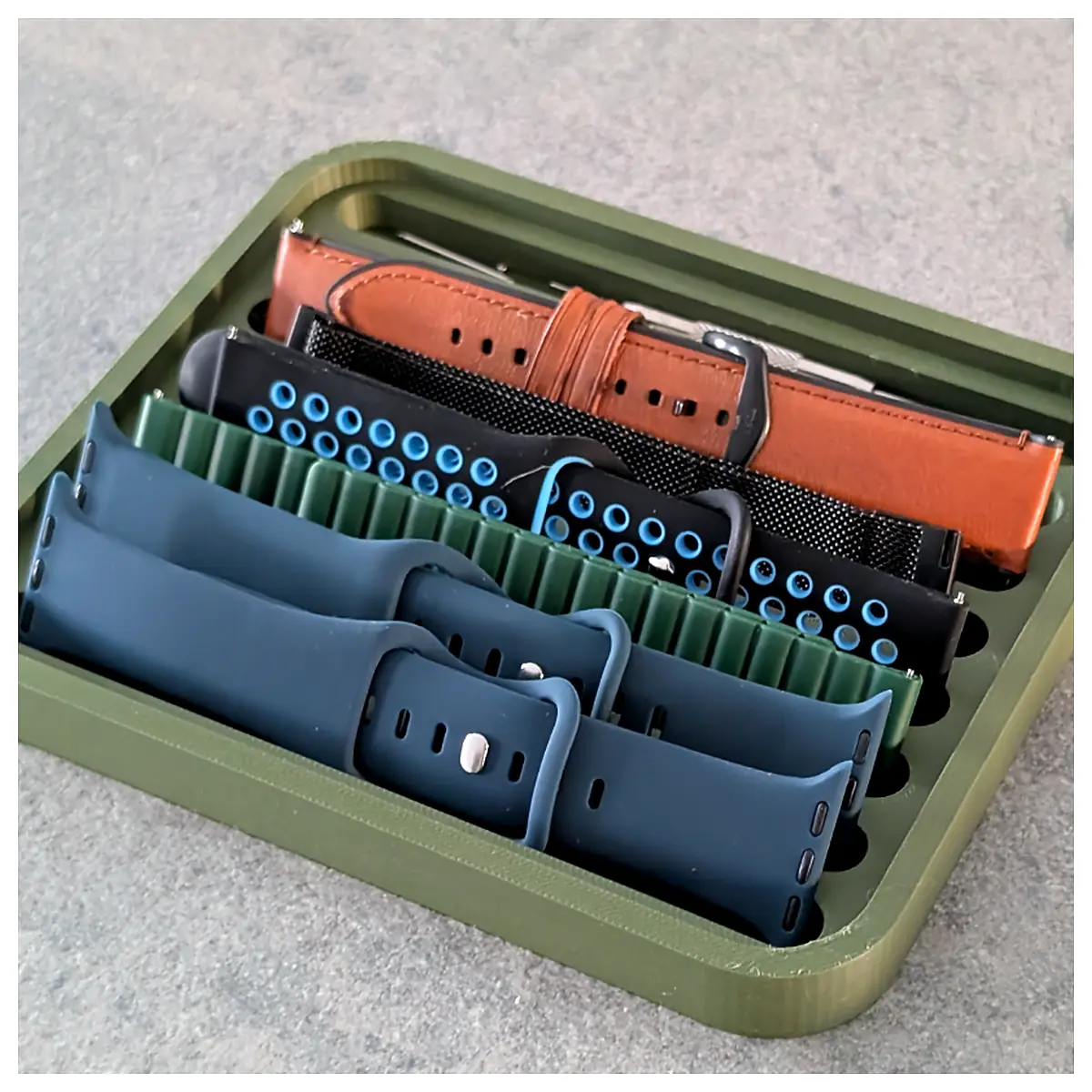 Watch Band Organizer Tray Watch Band Storage Rack Multi Functional Storage Various Wristbands Smart Watch Straps Band Parts