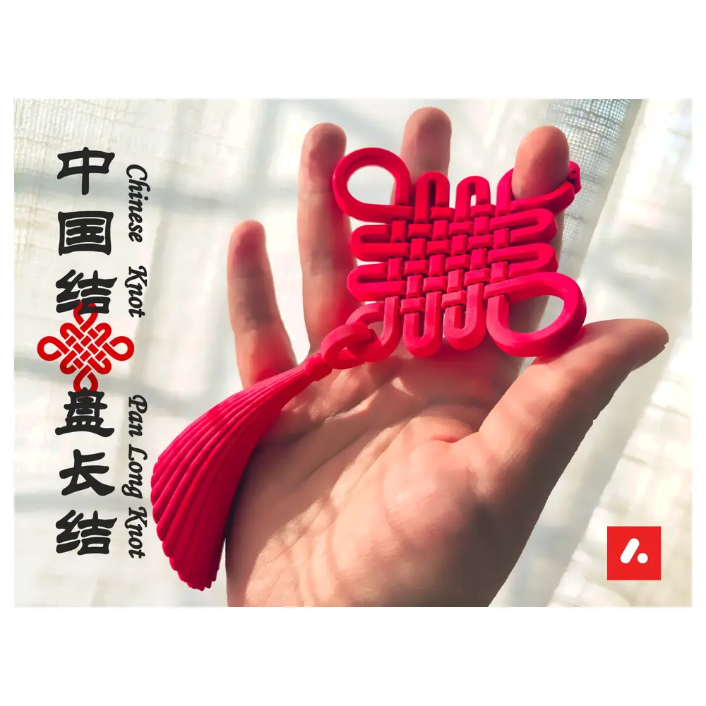 Knot Pan Long Knot Crafting DIY Handmade Decorative Knot Silk Thread Accessories Weaving Tutorial