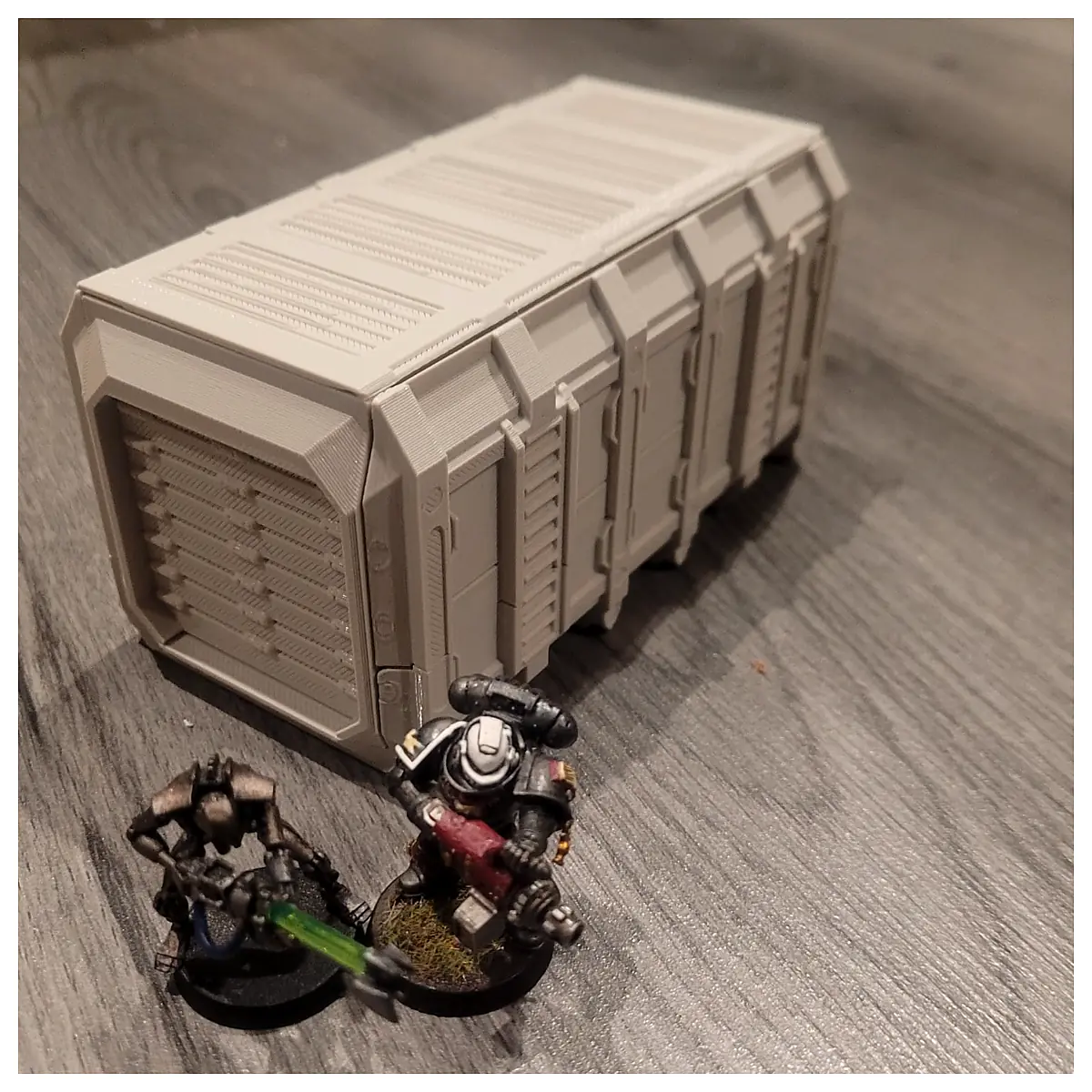 Foldable Wargaming Shipping Container Parts Repair Universal Gaming Box Transport Container Accessories