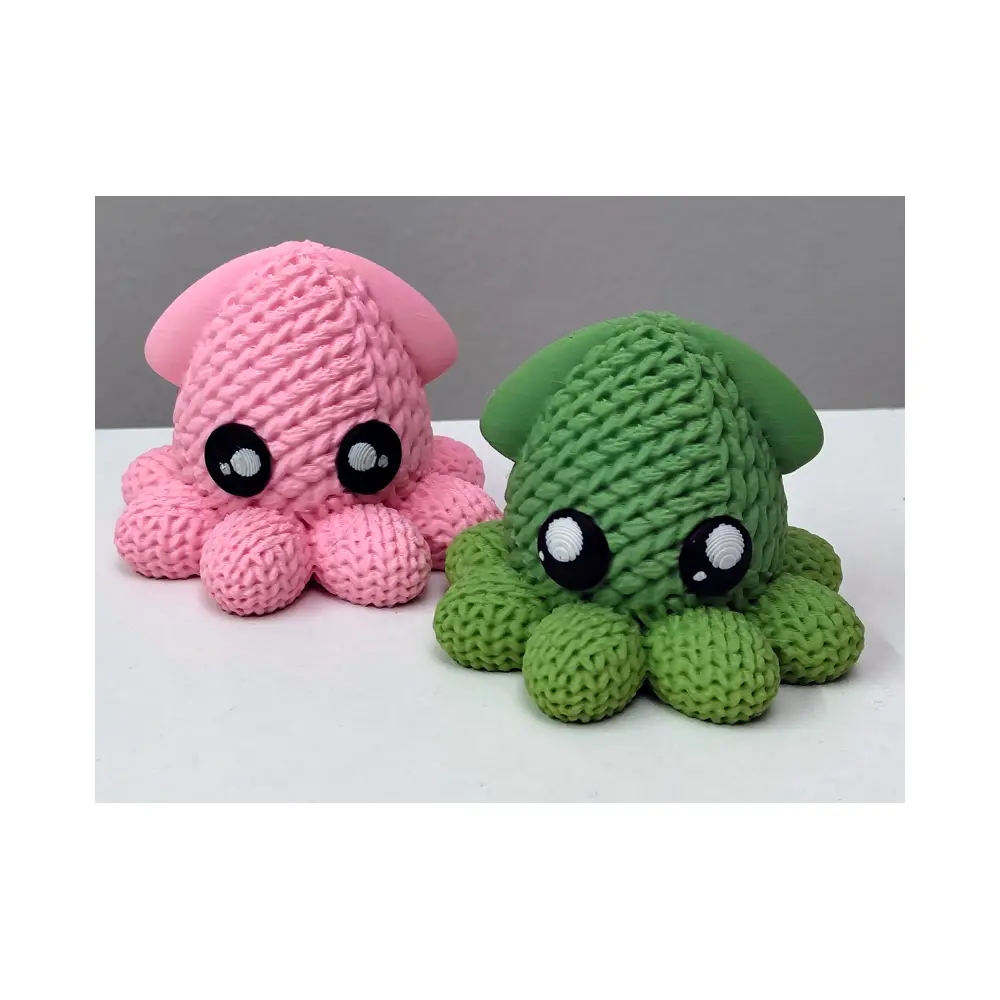 Plush Baby Squid Toy Octopus Grabber Soft Cute Infant Gift Sensory Play Educational