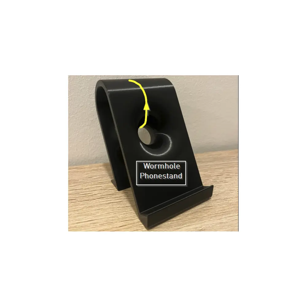 Wormhole Phonestand Dimensional Phone Stand Parts Repair Installation Stable Support