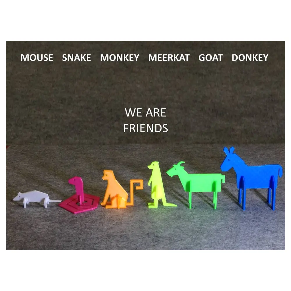 Animal Toys Plush Figures Educational Toys Toddler Learning Playtime Gifts Simple Animals