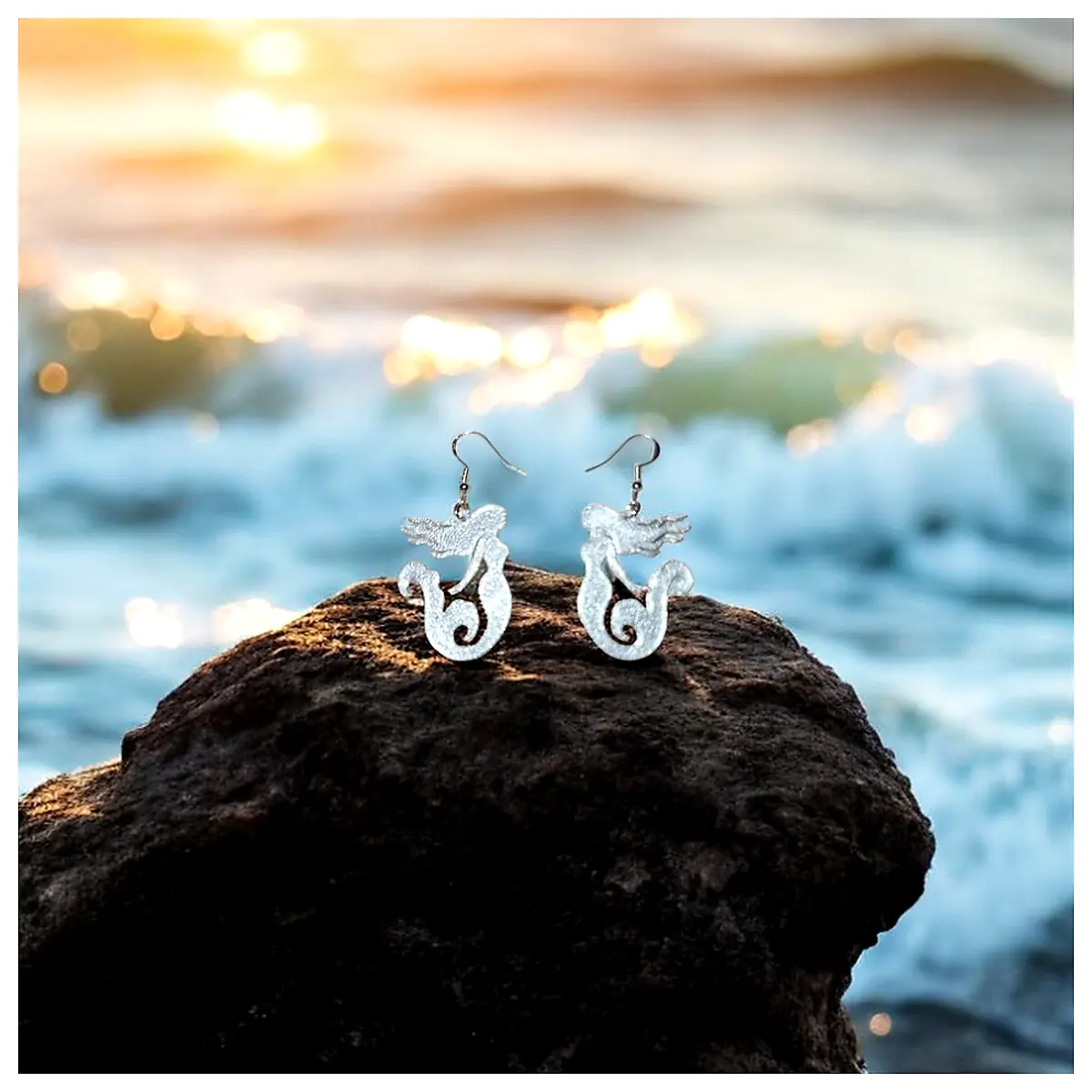 Mermaid Earrings Women s Style Ocean Fish Jewelry Elegant Sailor Outfit Coral Studs Earrings Buy Now