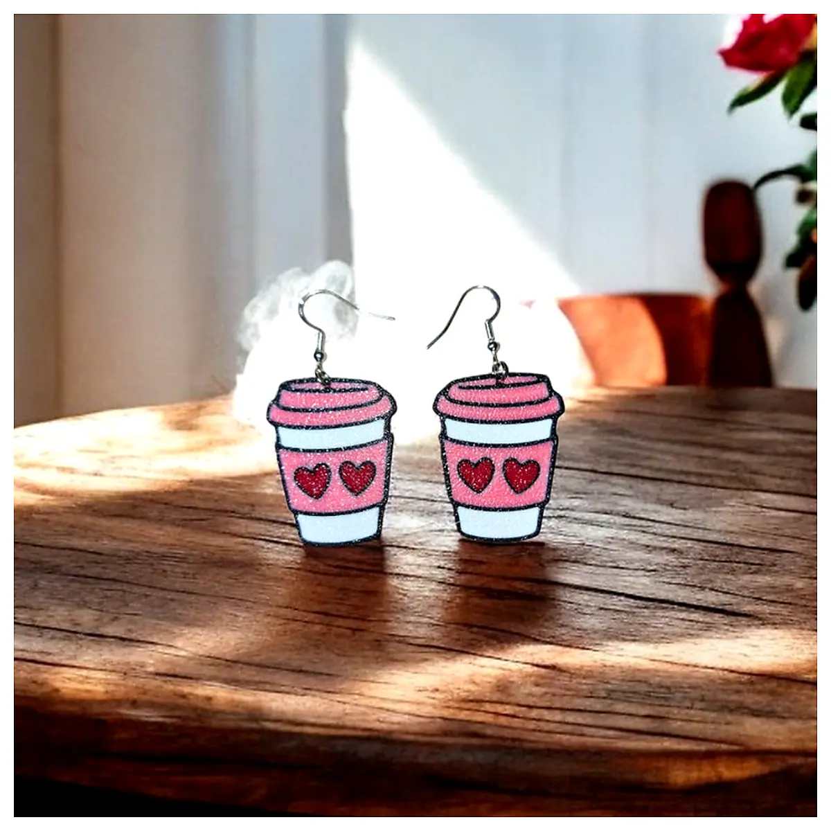 Coffee Cup Earrings Multiple s Creative Gift Coffee Lovers Coffee Accessories Coffee Decoration
