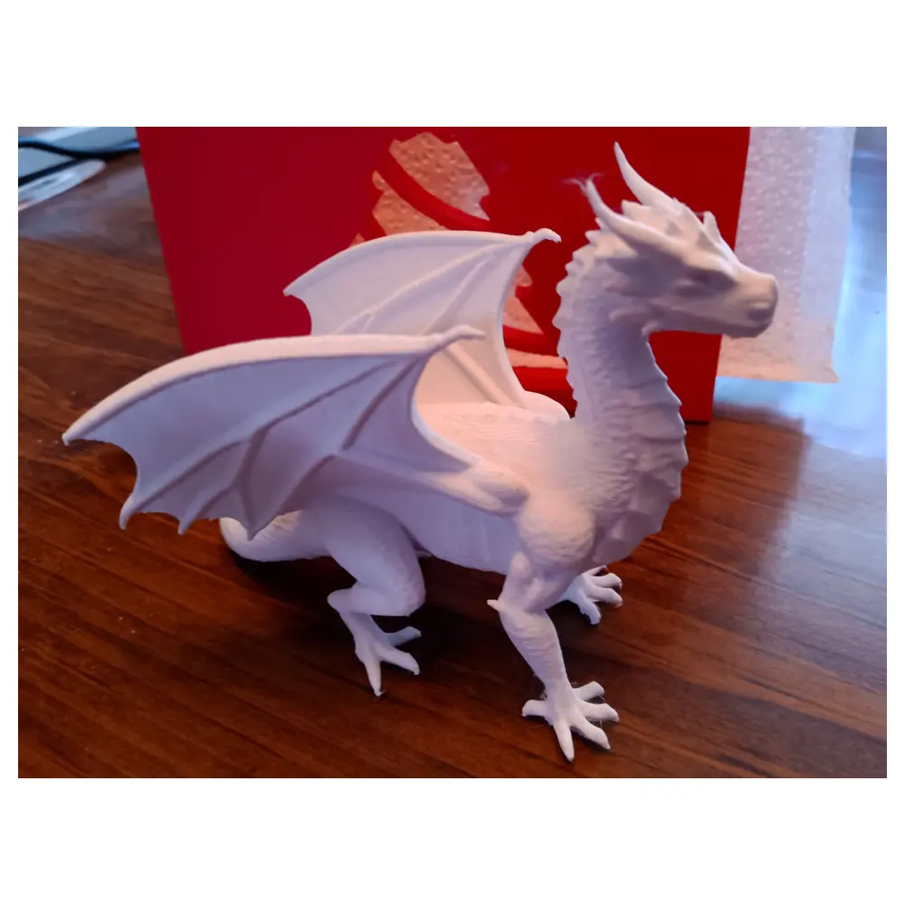 Standing Dragon Figurine Cute Winged Dragon Display Piece Dragon Hatchling Pet Toy Dragon Collectible Figure