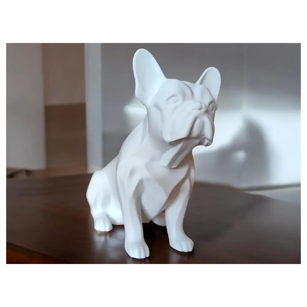 French Bulldog Sculpture Frenchie Art Figurine Model Decoration Collectible