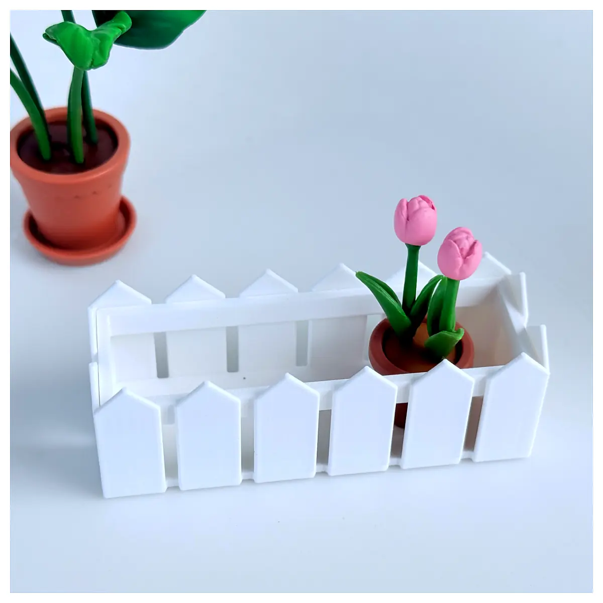 16 Flower Pot Stands Fence Adjustable Plant Support Garden Fences Flower Stand Holders