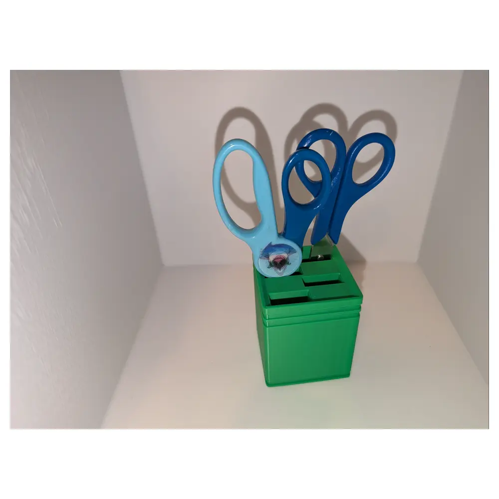 Classroom Scissors Holder 2x2 Organizer Cutting Tools Parts Repair Educational Supplies
