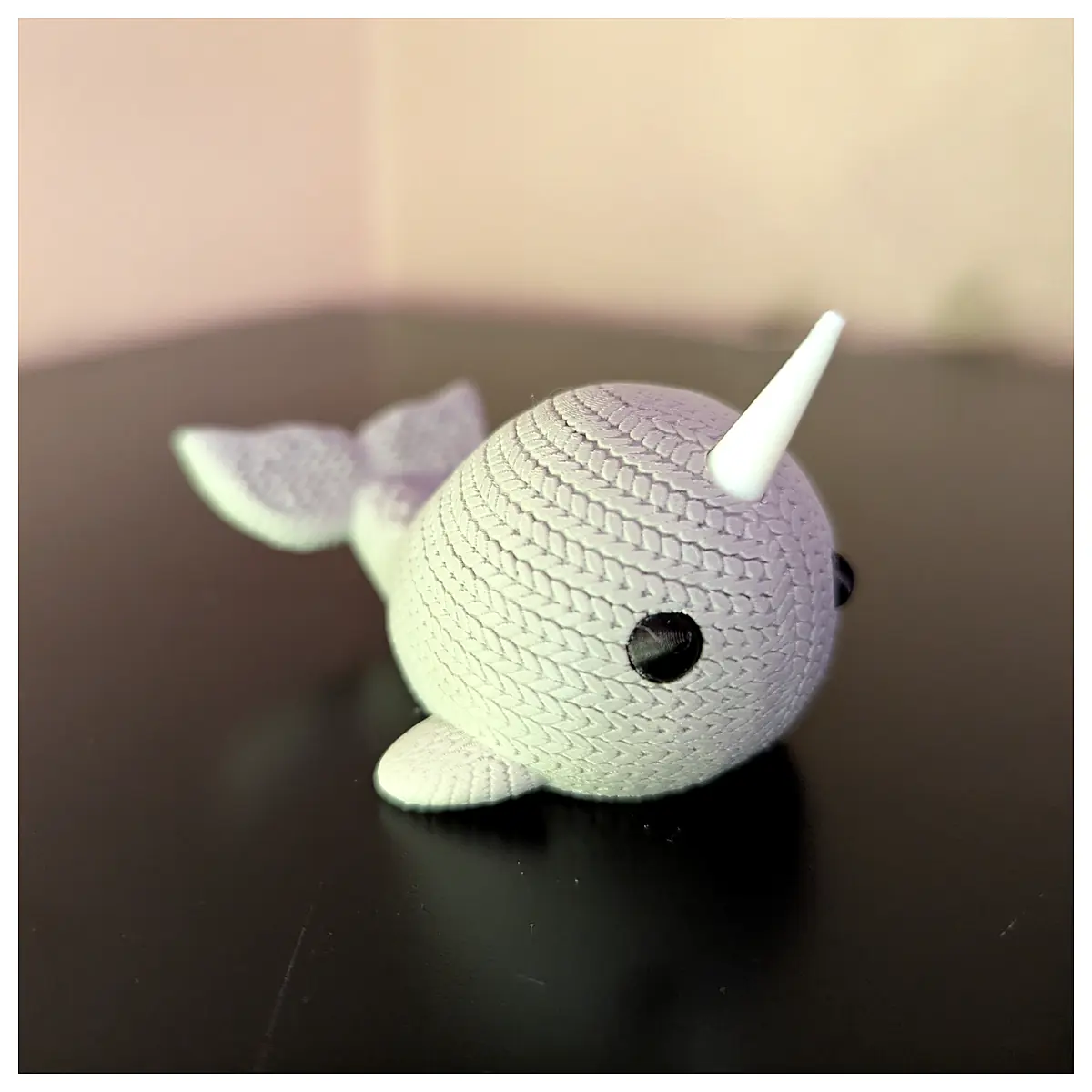 Knitted Narwhal Plush Toy Whale Gift Kids Animal Soft Stuffed Animal Wholesale Retail Patch