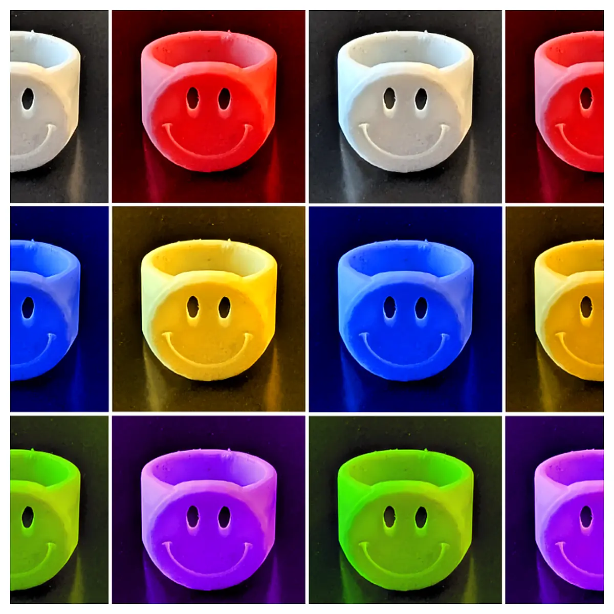 Smiley Ring Universal Ring Parts Repair Accessories Jewelry Ring Style Replacement