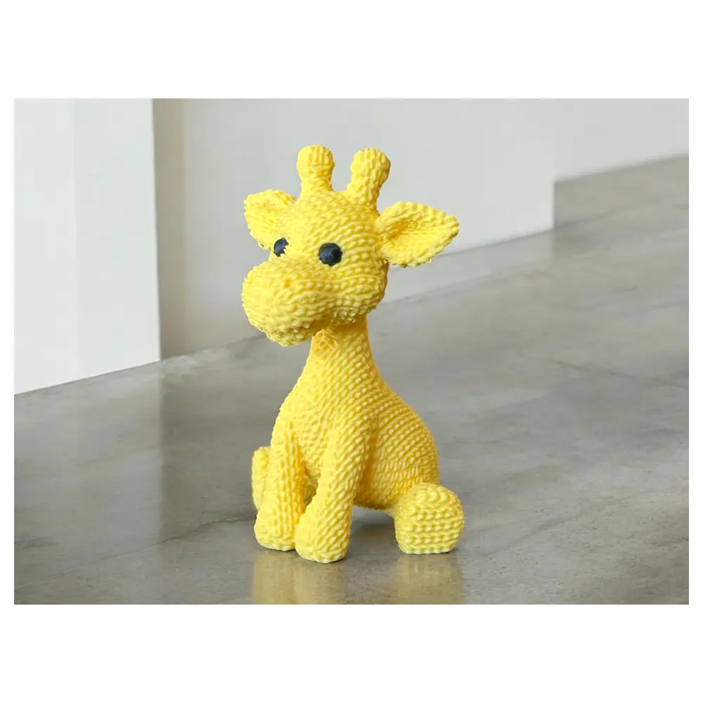 Knitted Giraffe Plush Toy Cute Animal Infant Gift Baby Soother Soft Plushie