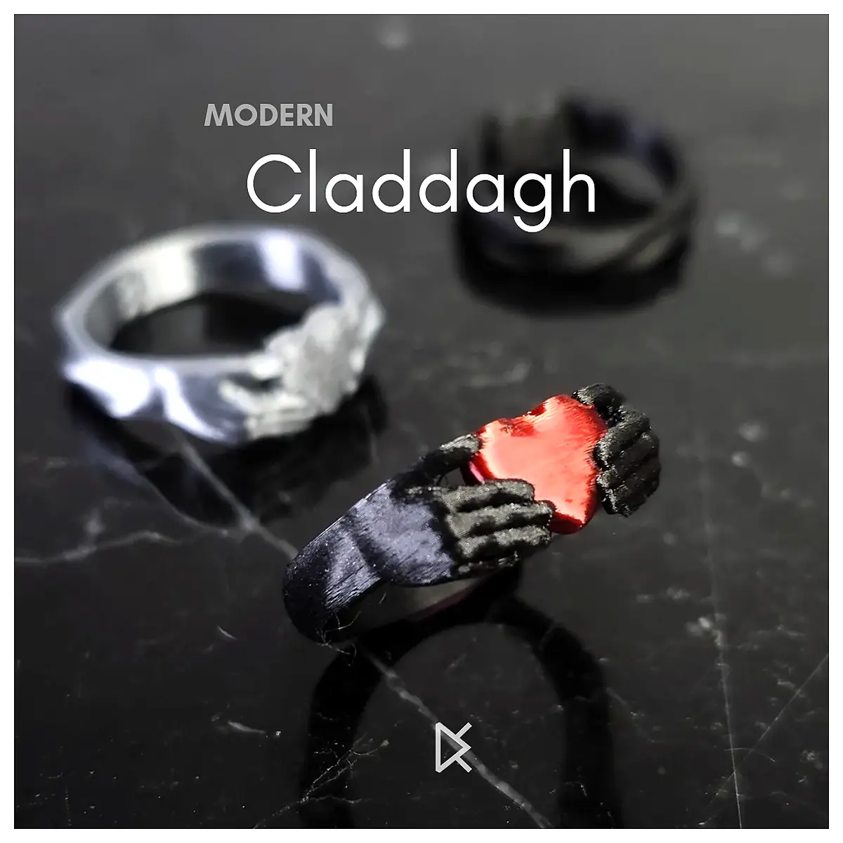 Modern Claddagh Ring Repair Parts Replacement Jewelry Gift Universal Accessory