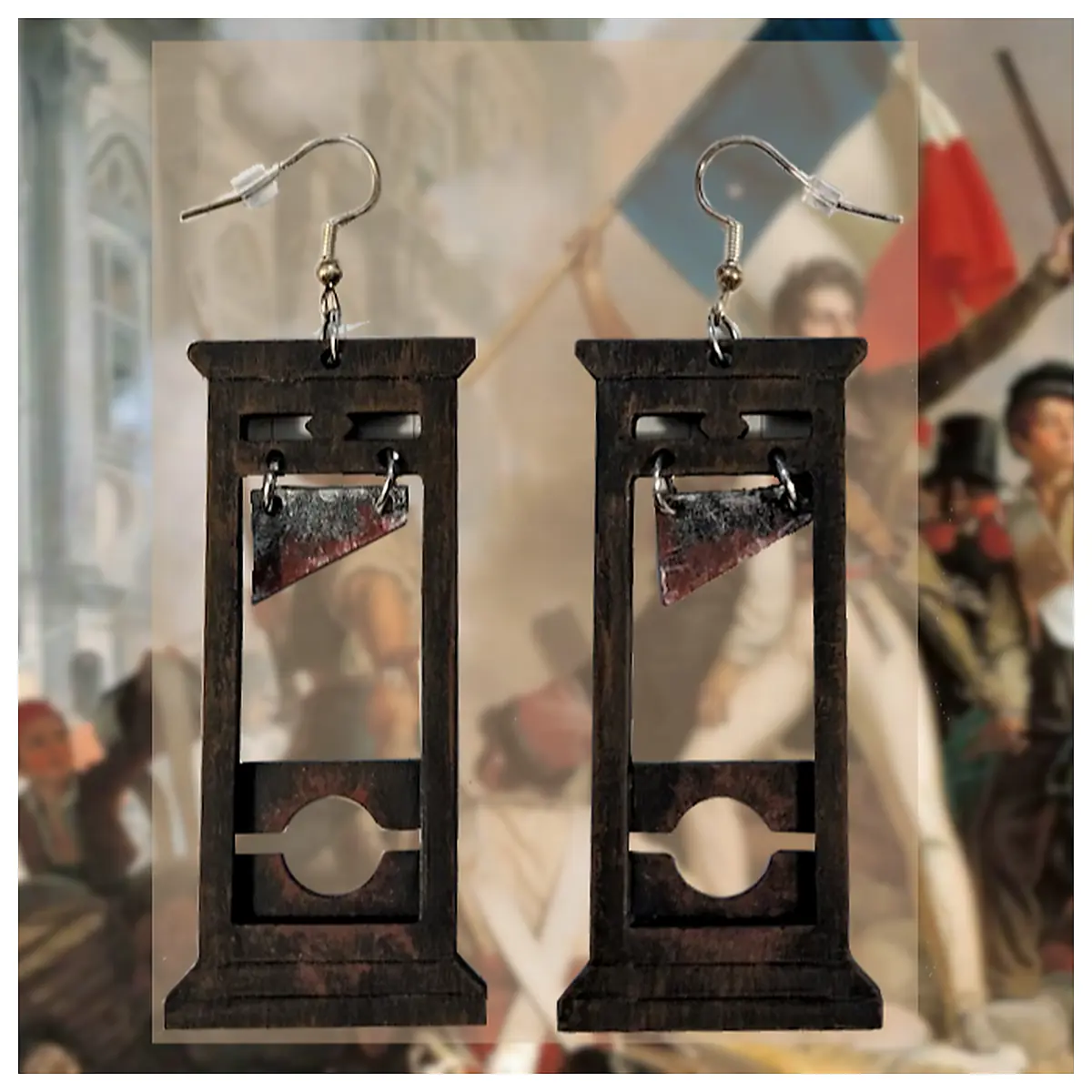 Guillotine Earrings Blade Earrings Universal Repair Parts Jewelry Elegant Accessories