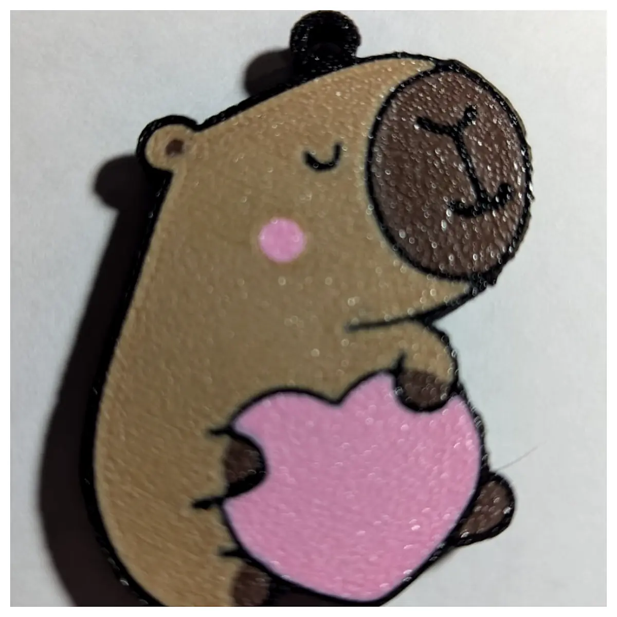 Capybara Keychain Cute Animal Figurine USB Decor Pet Accessory Animal Toy Universal Accessory