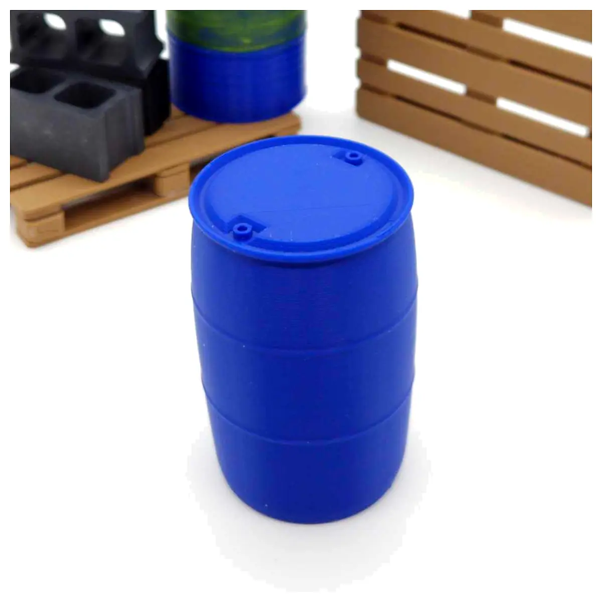 Scale Model Rain Barrel Water Collection Model Simulation Garden Water Tank Mini Practical