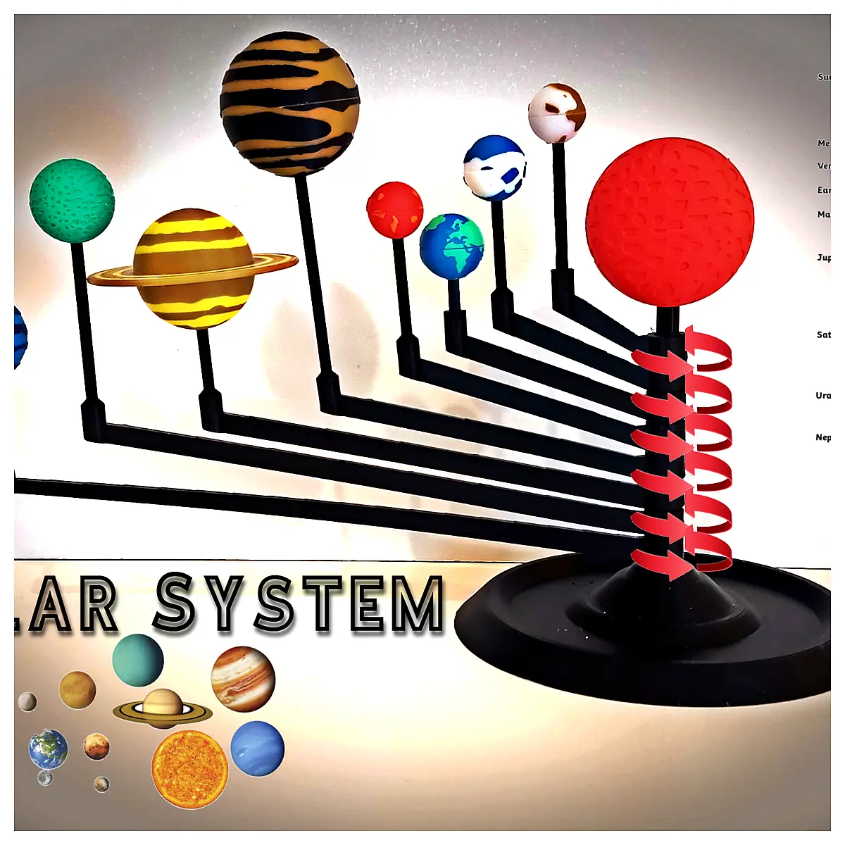 Solar System Parts Repair Universal Components Space Exploration Models Universe Space Accessories