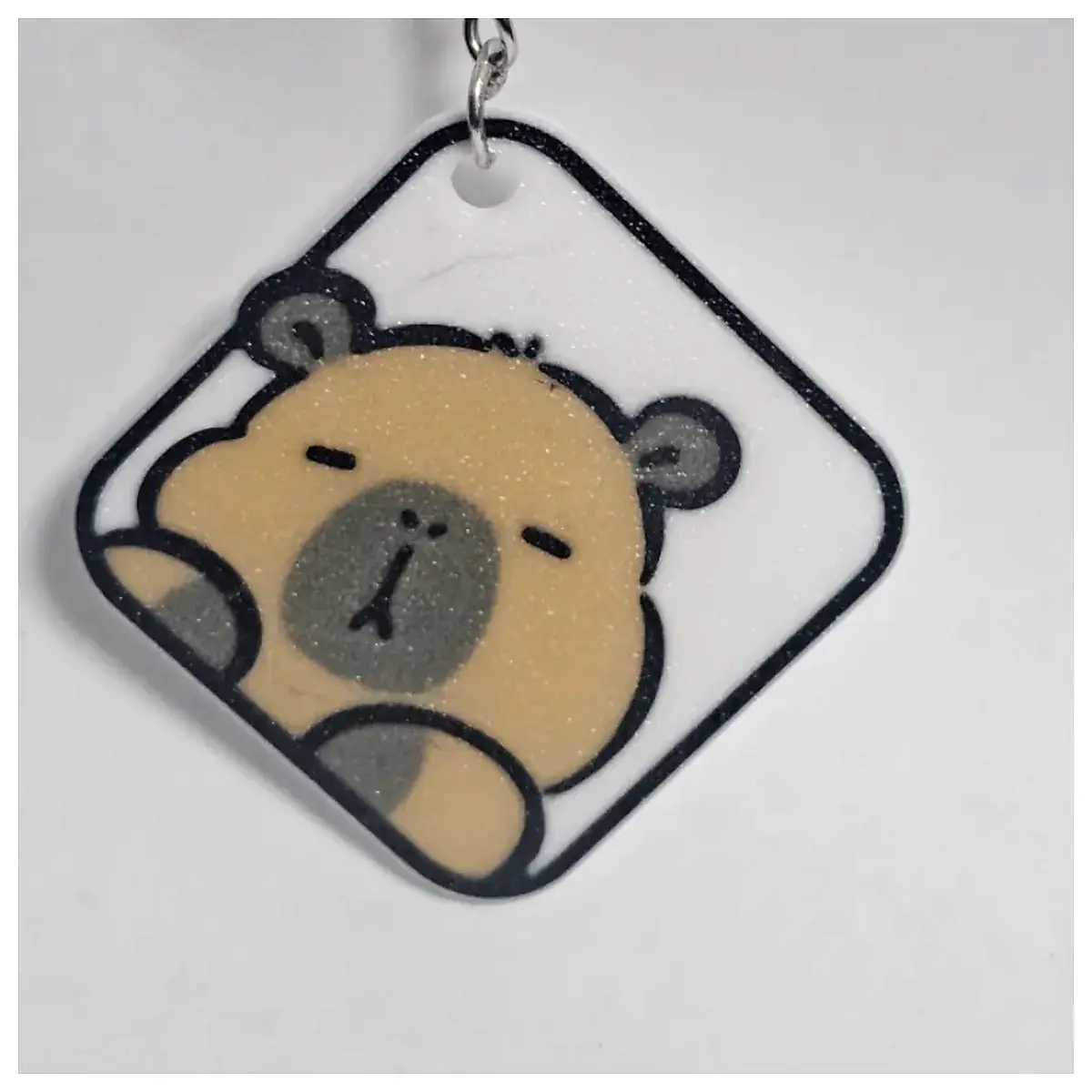 Capybara Keychain 2424 Universal Plush Toy Repair Parts Patch Cute Animal Accessory