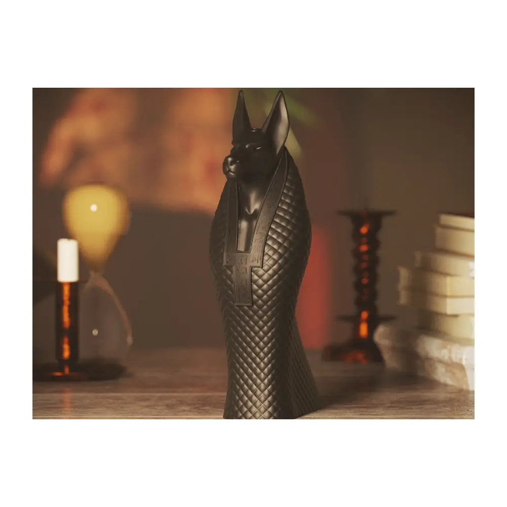 Anubis Statue Egyptian God Afterlife Ritual Offering Anubis Death Mythology Religious Art
