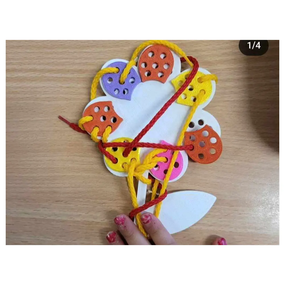 Flower Petal Laces Universal Lacing Shoe Decorations Fabric Accessories Handmade Replacement Parts