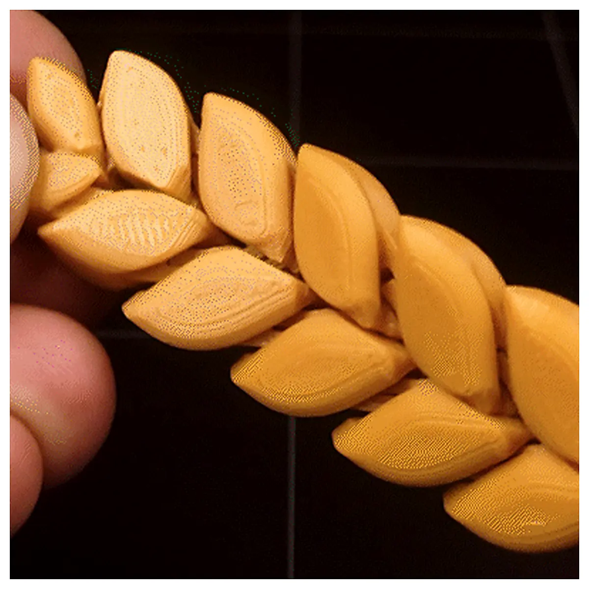 Flexible Wheat Ear Keychain Car Keyring Decorative Accessory Mobile Phone Parts Farm Product Wholesale